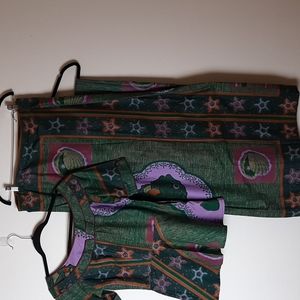 HANDMADE 3pc African Assemble fits like a medium size 8/10 maybe a 12